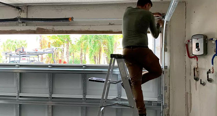 Garage Door Tension Spring Replacement in The Crossings, FL