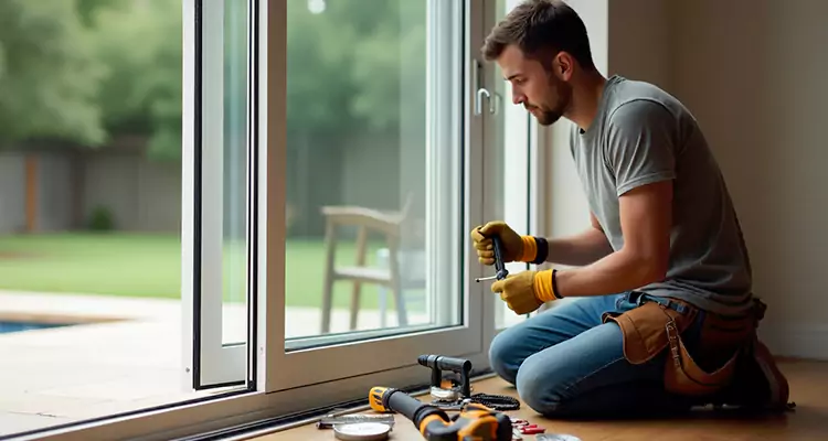 Squeaky Sliding Patio Doors in The Crossings, FL