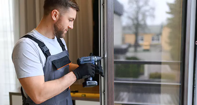 Sliding Screen Door Handle Repair in The Crossings, FL
