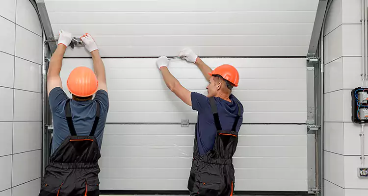 Garage Door Bottom Panel Repair in The Crossings, FL